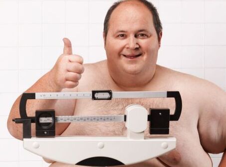 Obesity is one of the causes of deterioration of male potency